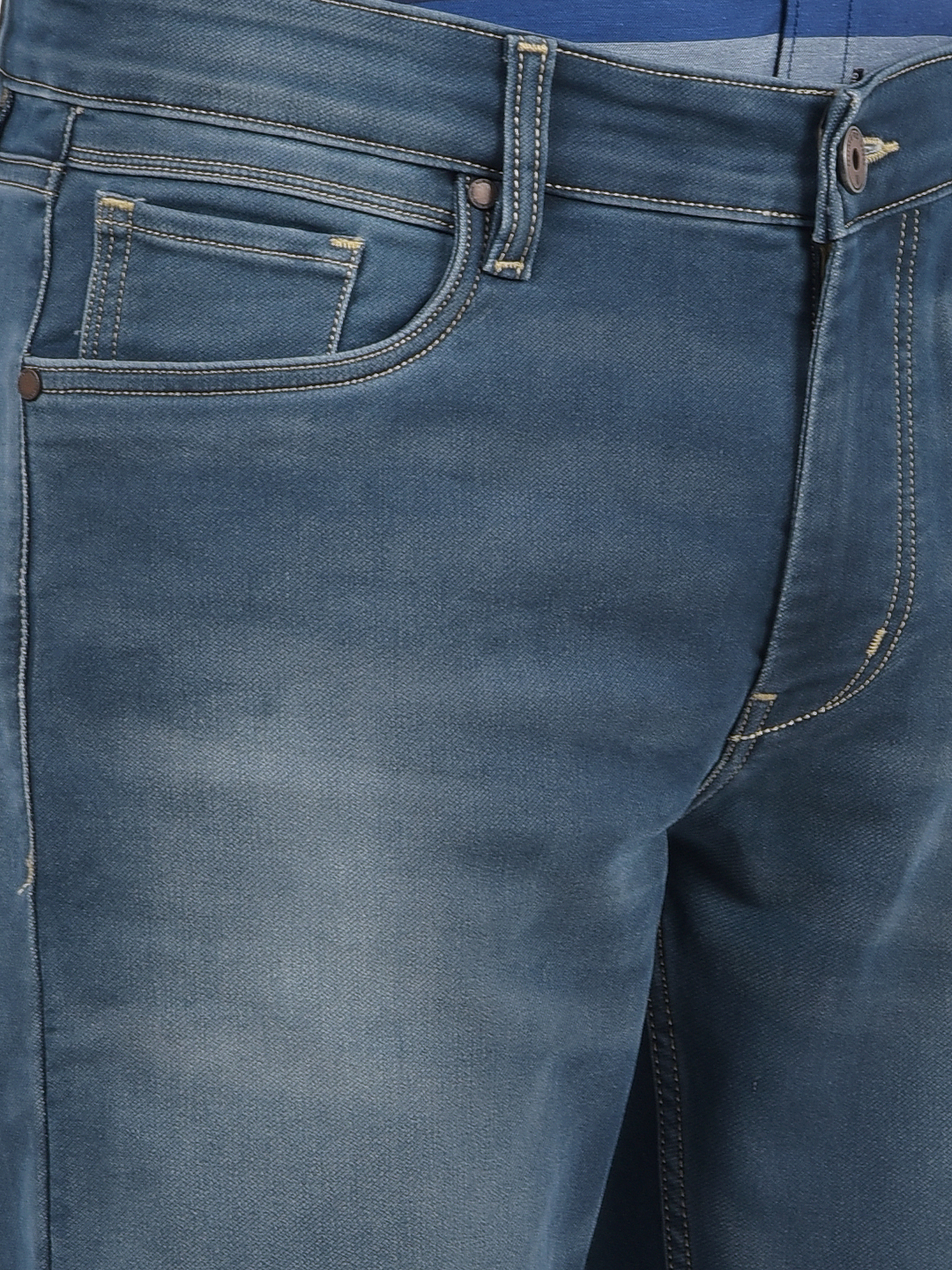 Numero Uno Men Solid Blue Jeans
